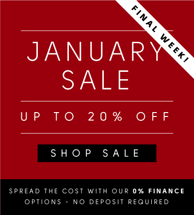 January Sale now on up to 20% off