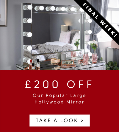 £200 off large hollywood mirror