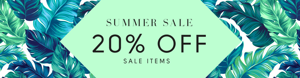 Summer Sale 20% off sale items 