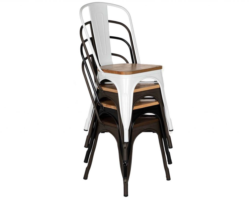 Metal Dining Chairs - Tolix Style