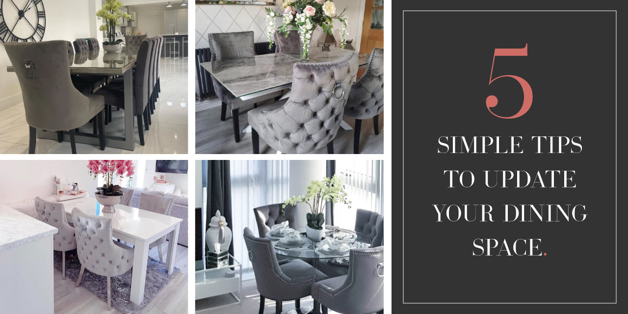 5 Simple Tips To Update Your Dining Space